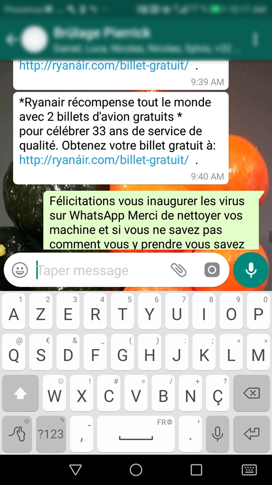 Uniwan : sécurité, screenshot